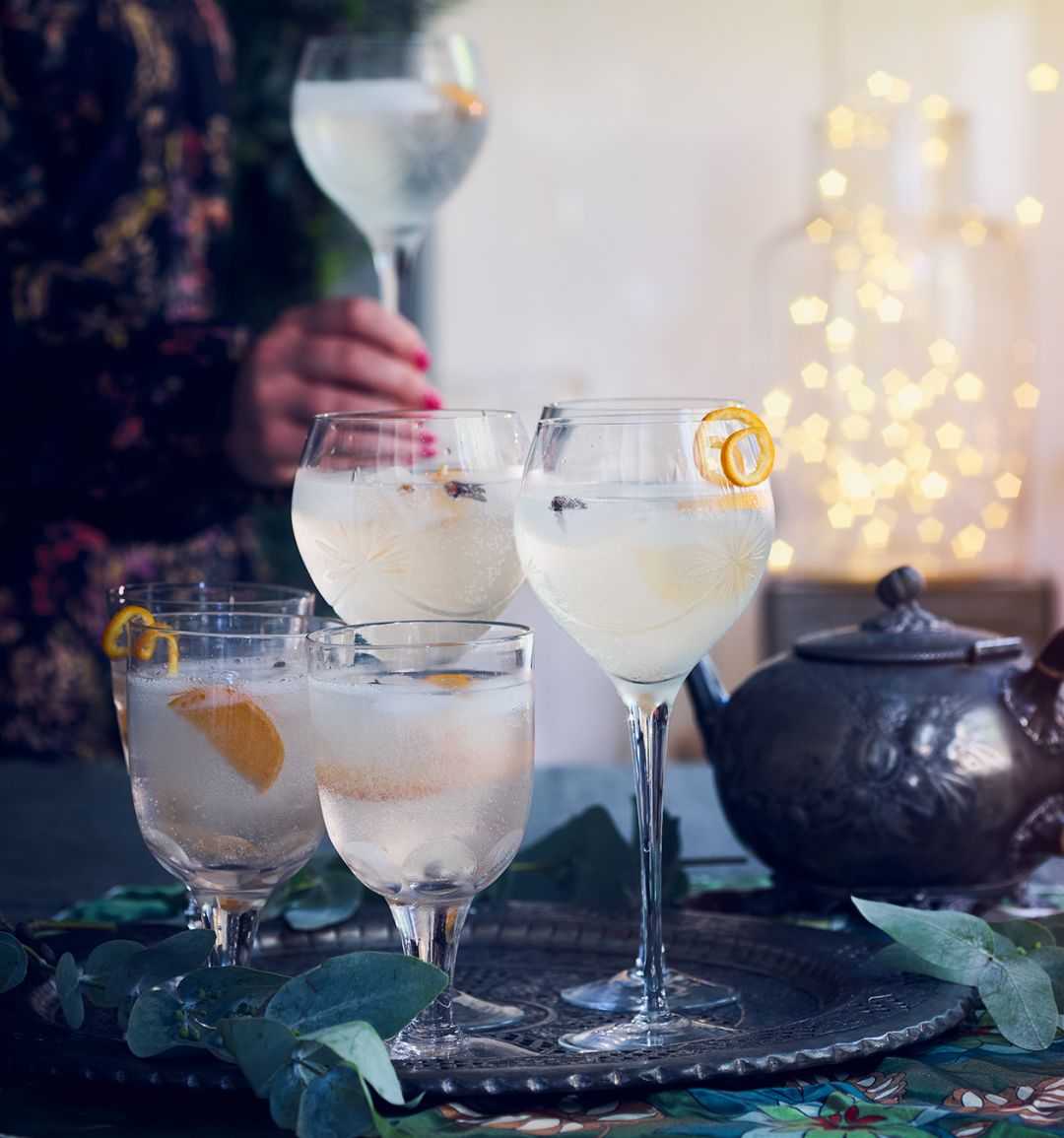 Christmas-spiced G&T