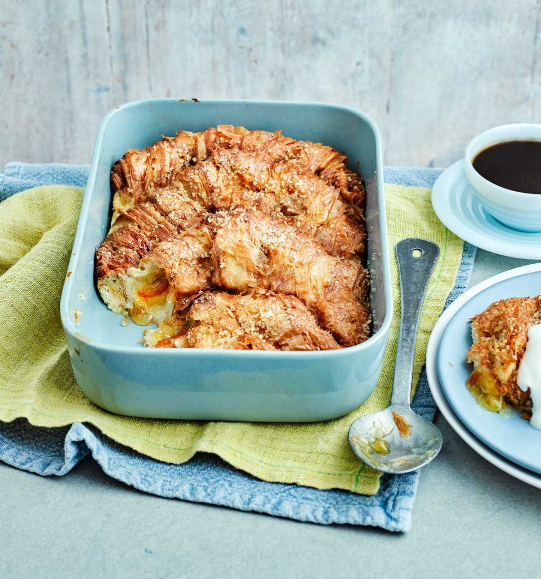Marmalade croissant French toast bake