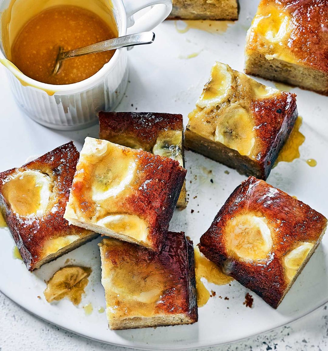 Sticky toffee banana cake