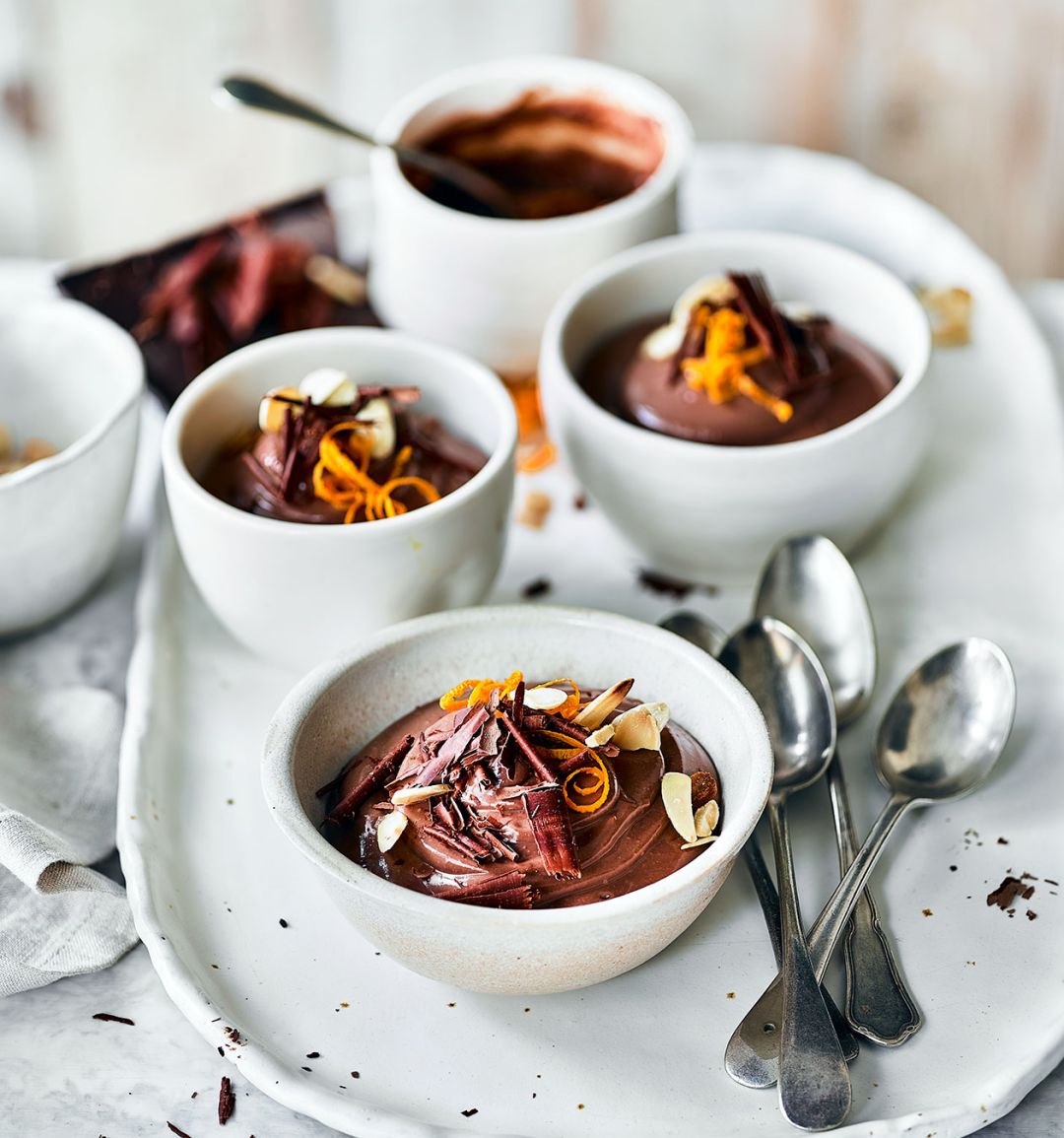Chocolate and amaretto mousse