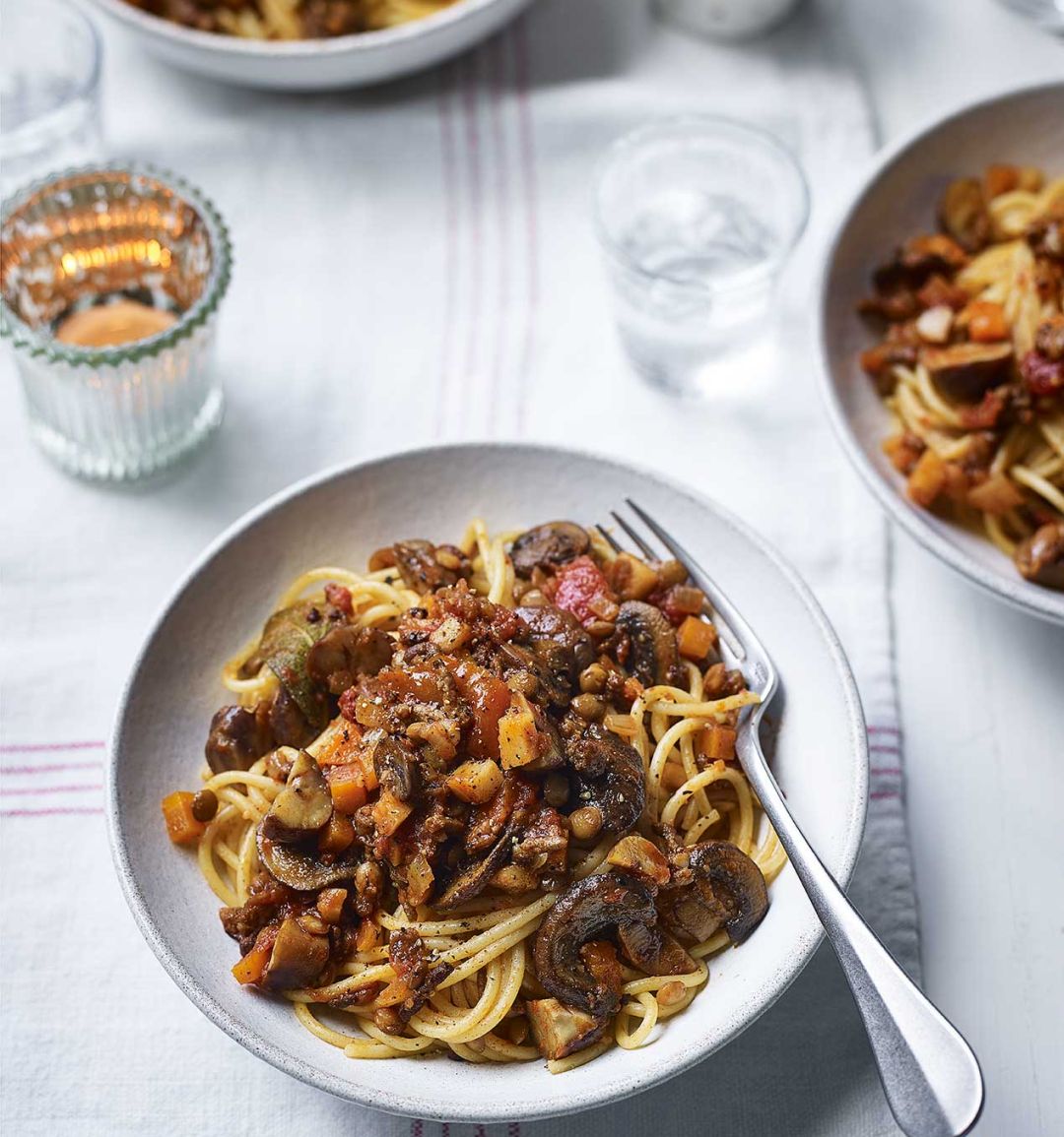 Christmas spaghetti Bolognese