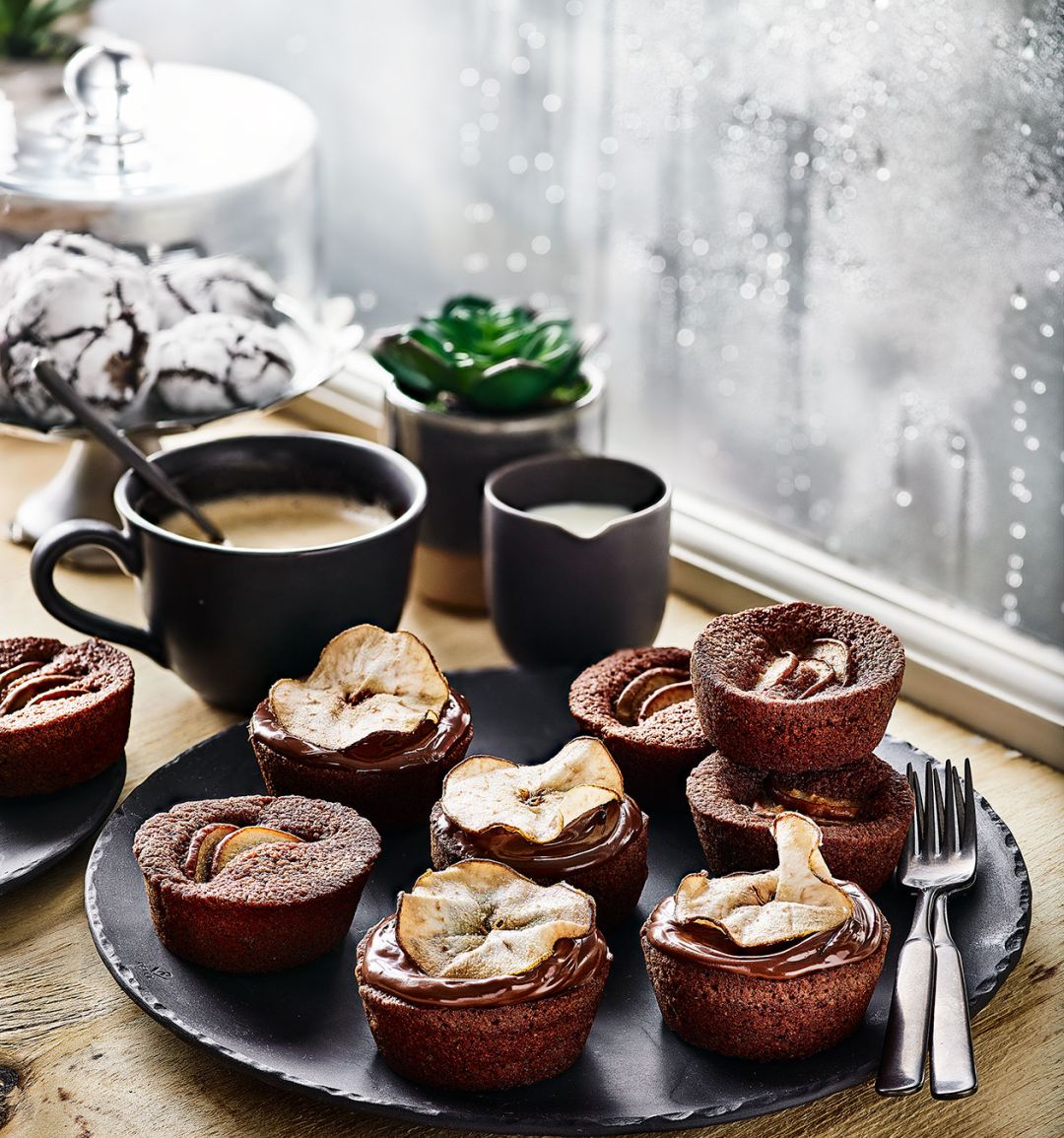 Pear, chocolate and ginger friands