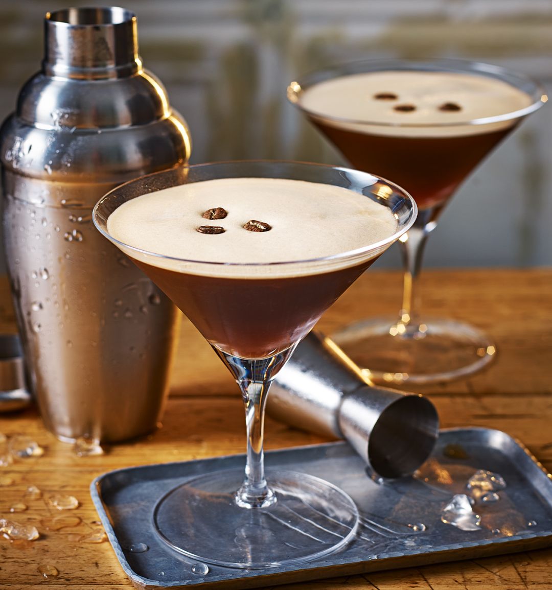 Black velvet martini