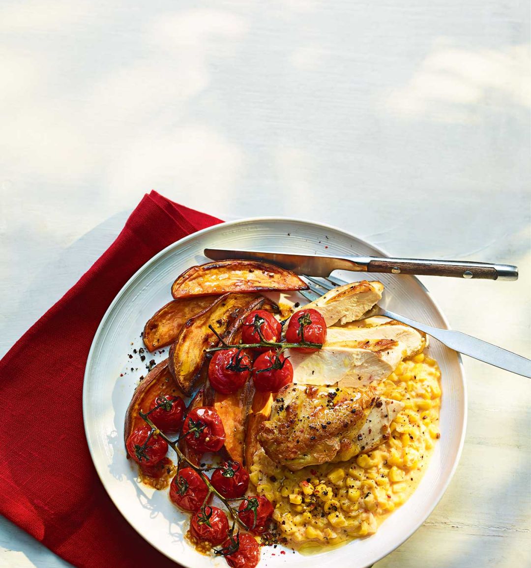 Chicken and creamed corn