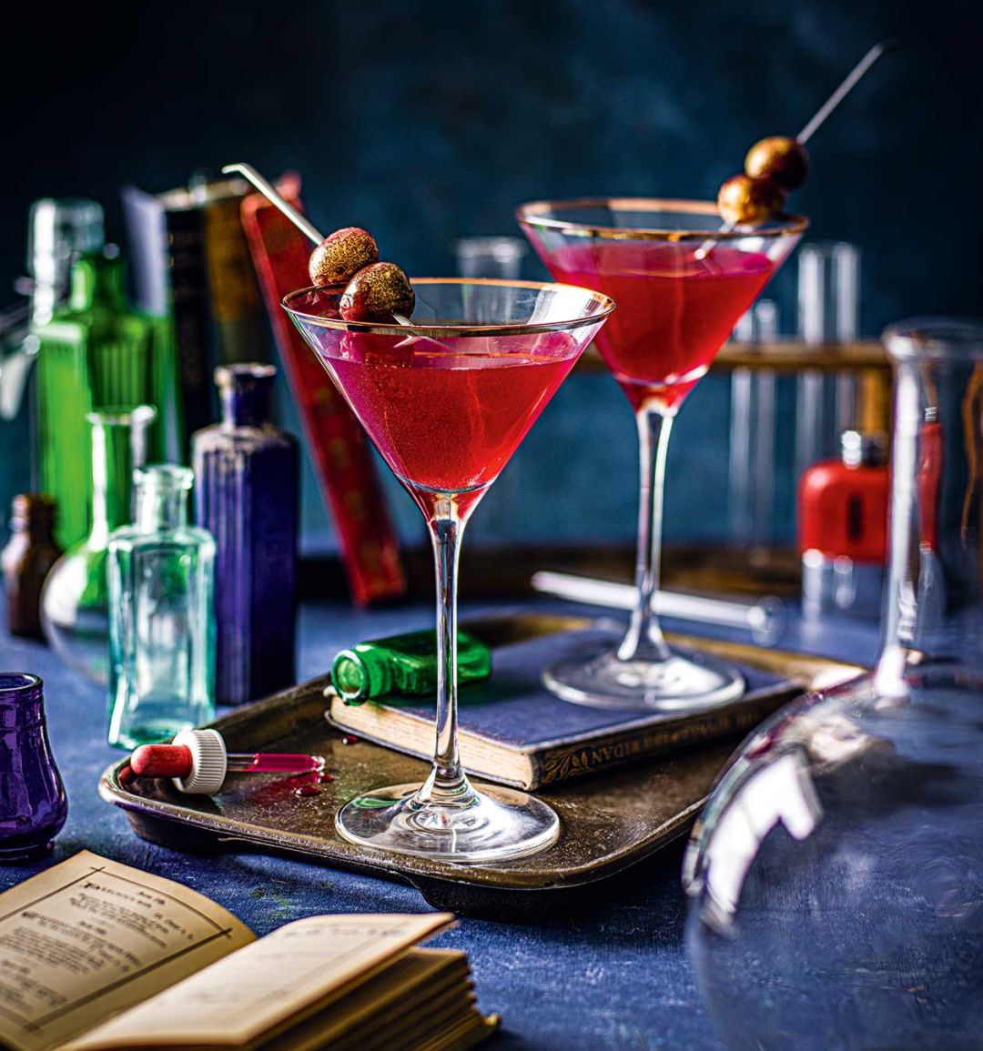 Poison cherry martini
