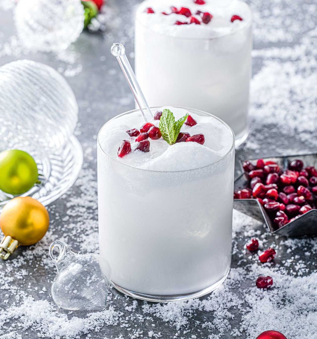 White Christmas mojito
