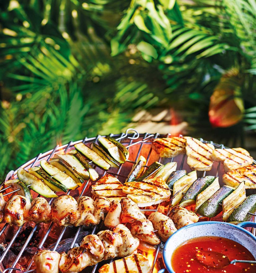 Hot honey barbecue platter