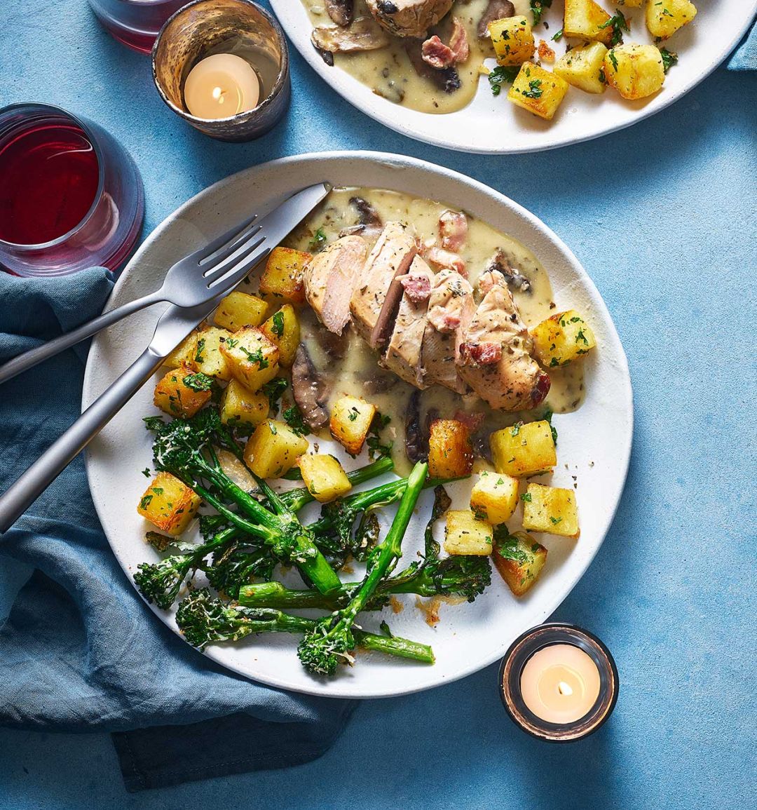 Sponsored: Chicken with bacon and mushrooms