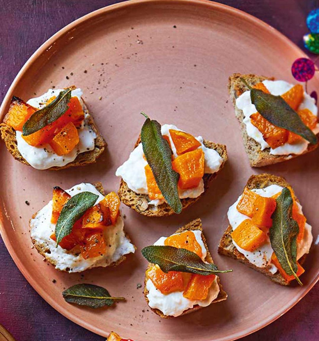 Burrata butternut bites