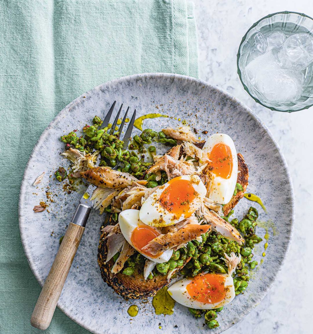 Kedgeree toast 