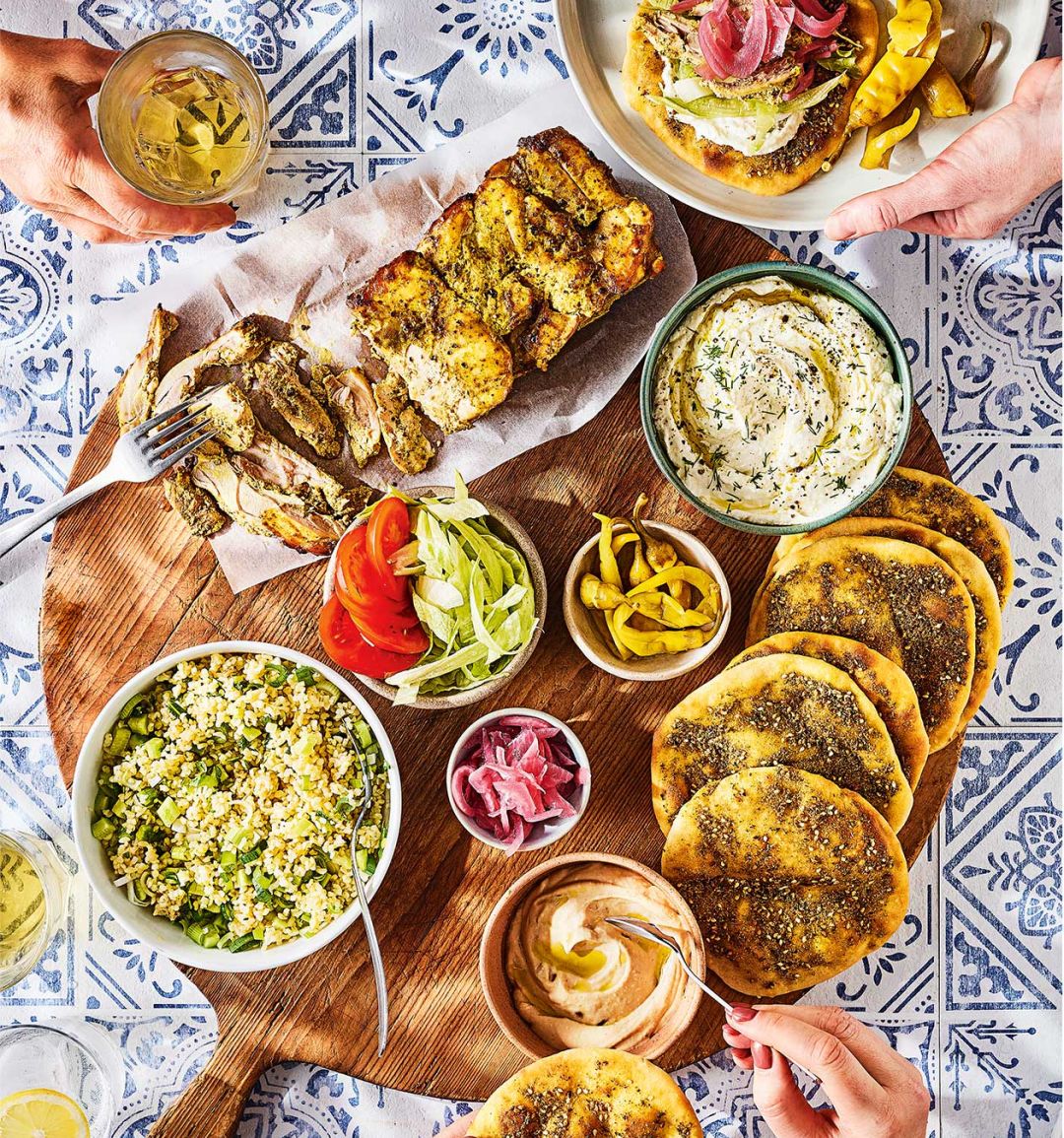 Shawarma grazing board