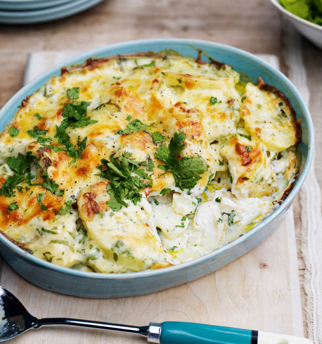Smoky fish bake
