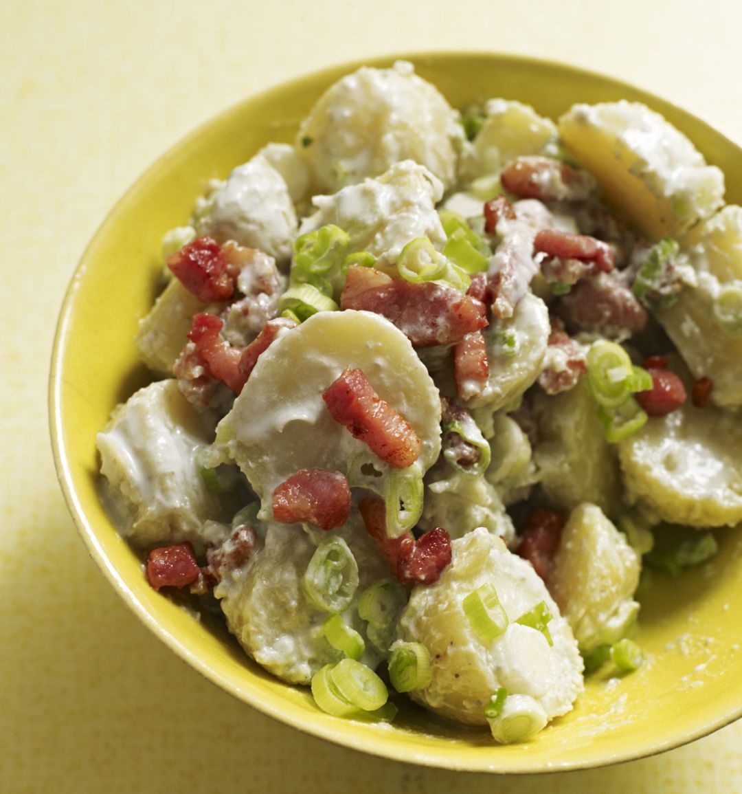 Potato salad with blue cheese and buttermilk dressing