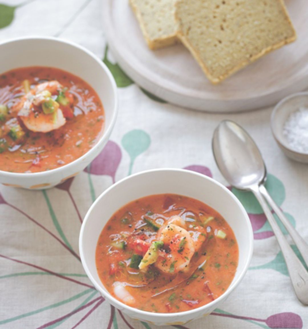 King prawn gazpacho