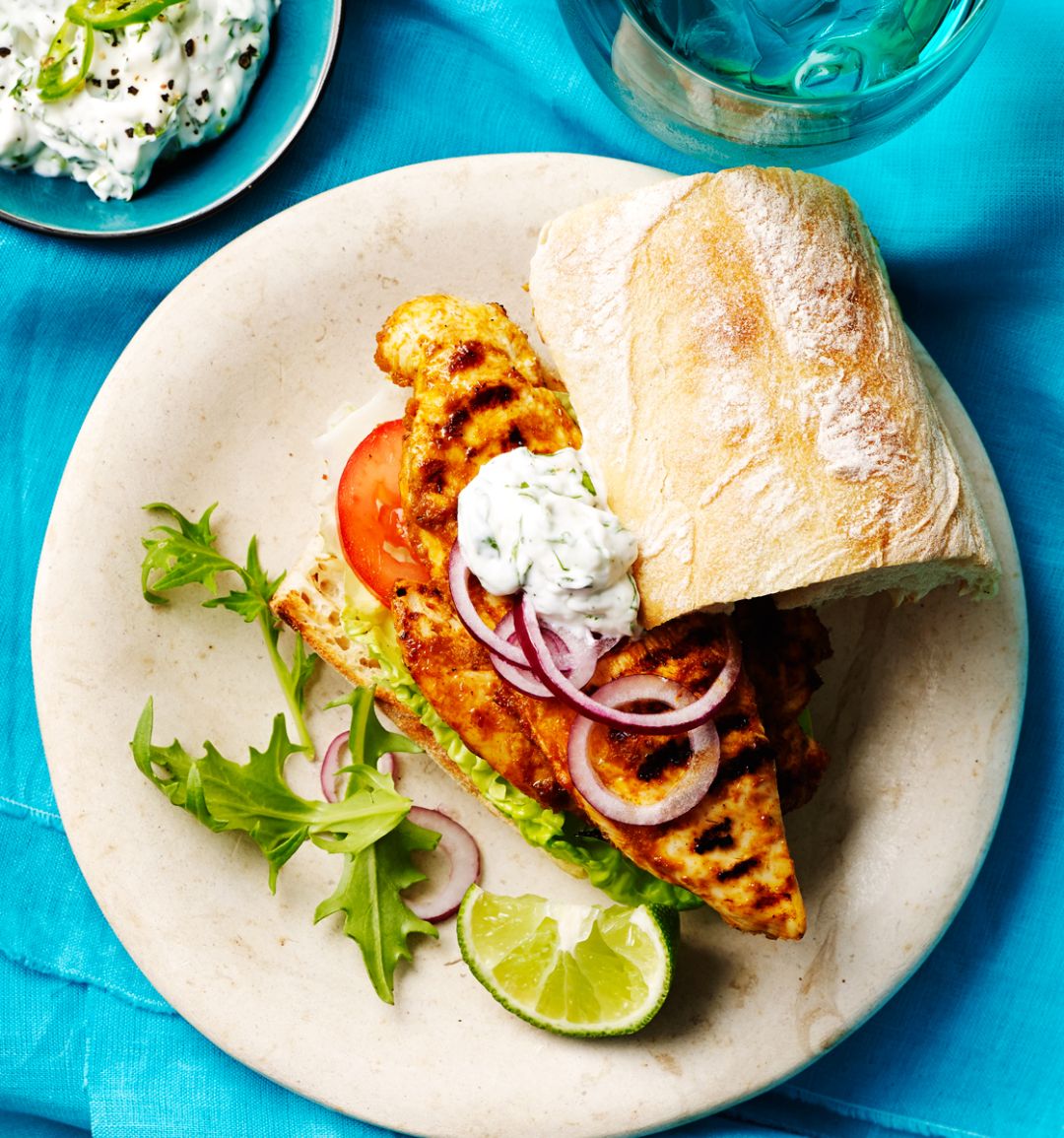 Anjum Anand's Indian-style chicken burgers