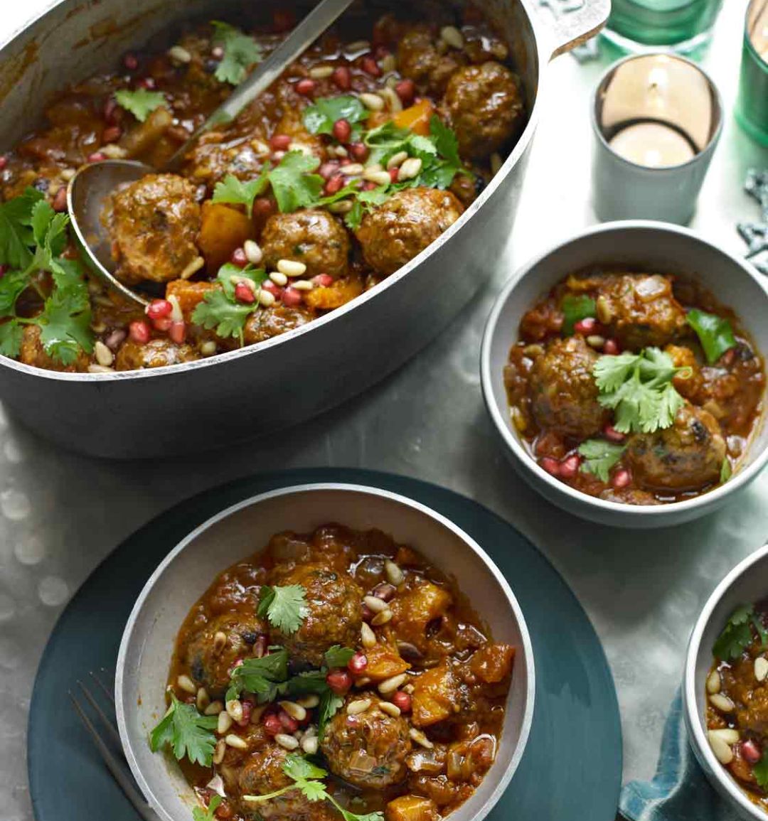 Middle-Eastern spiced meatballs