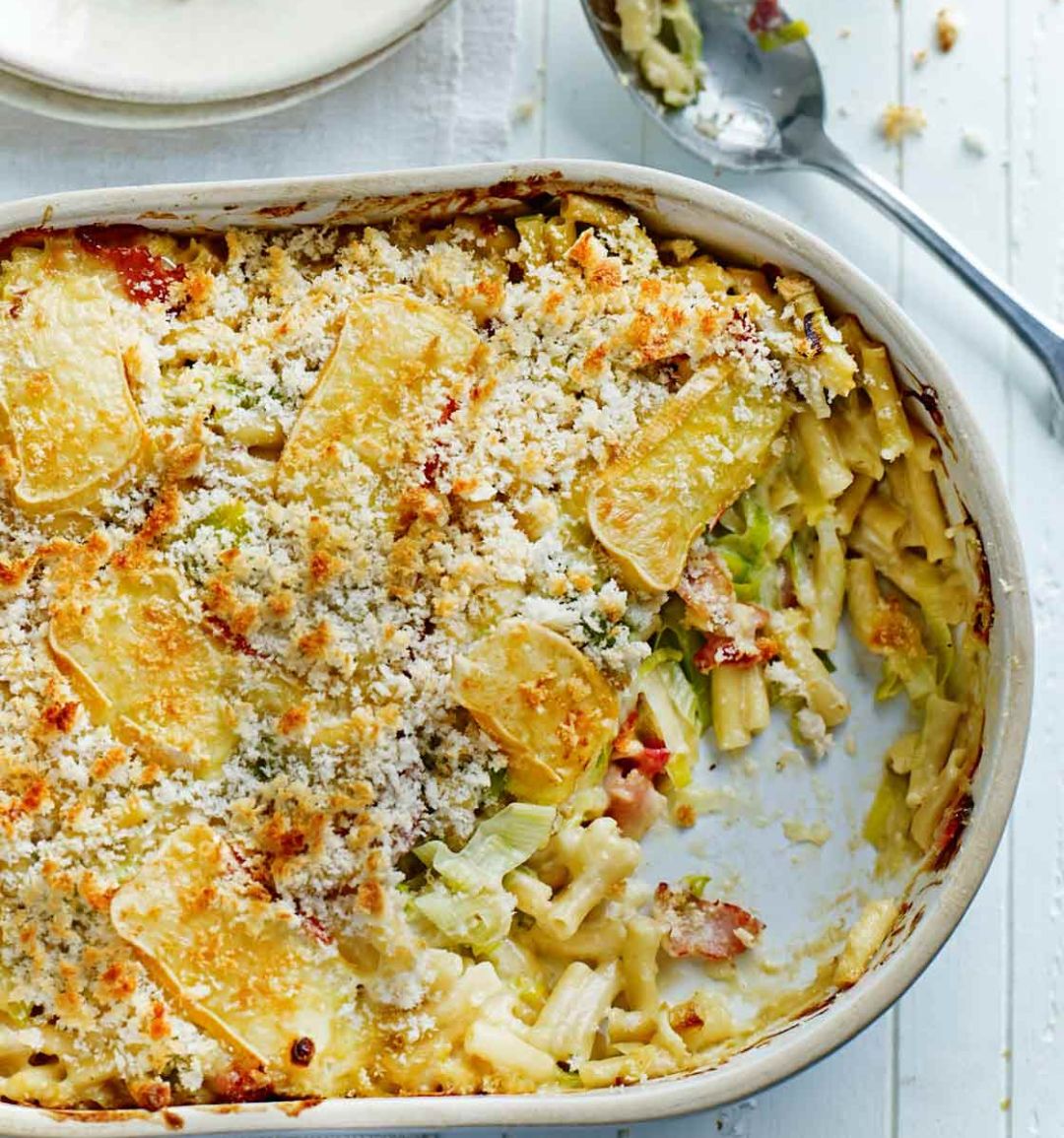 Tartiflette mac and cheese