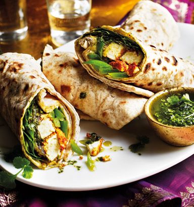 Paneer kathi rolls
