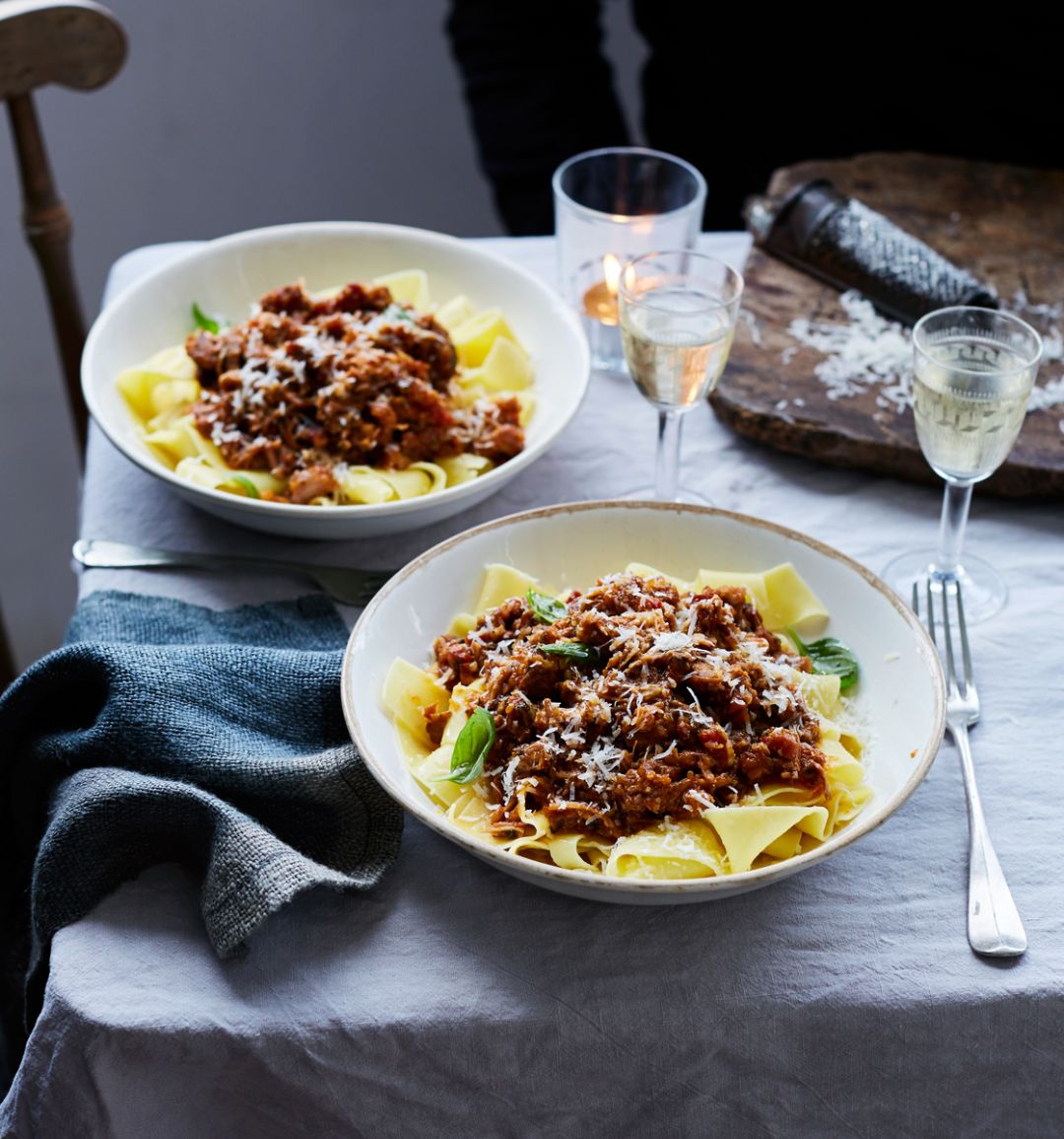Porky pancetta ragù