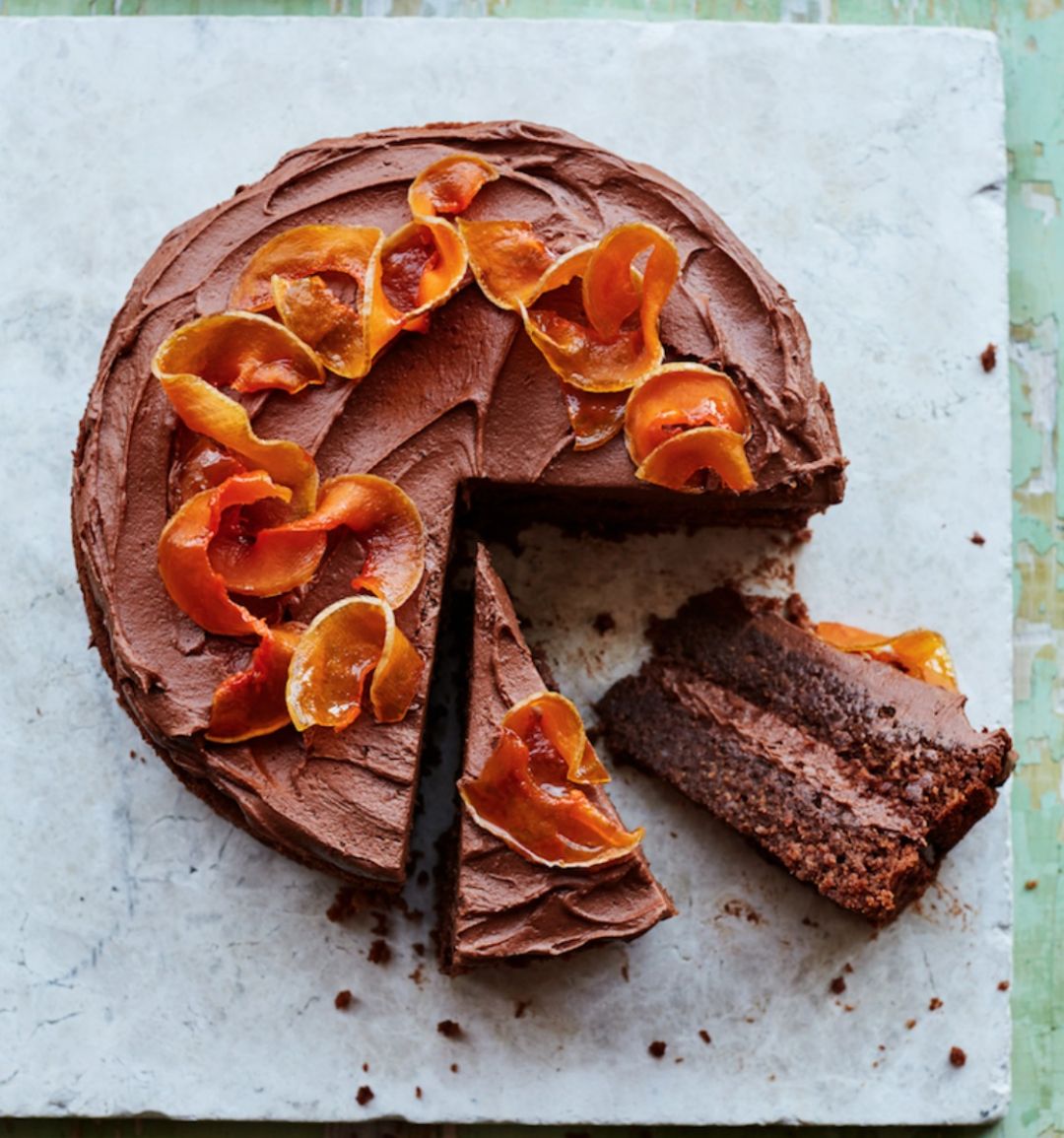 Chocolate and butternut squash cake