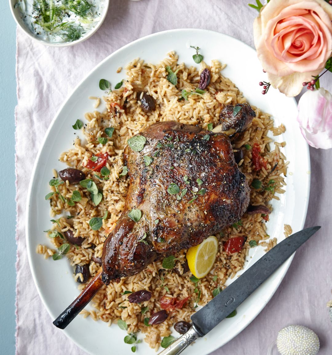 Gizzi Erskine’s Greek roast lamb 