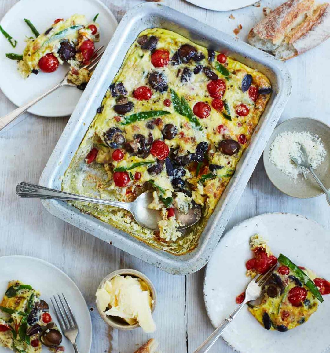 Oven brunch omelette