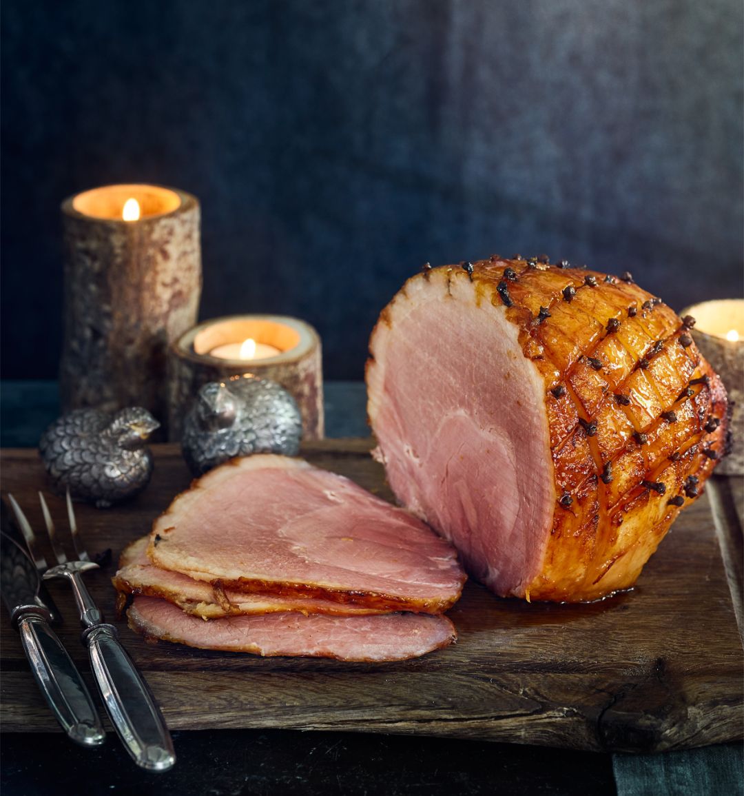 Maple and honey roast ham