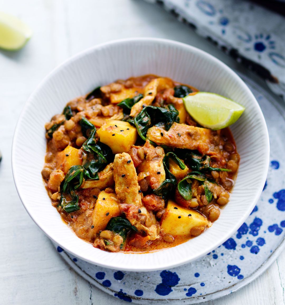 Chicken and mango curry