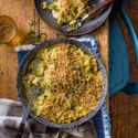 Side: winter vegetable and bean crumble
