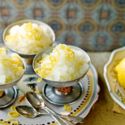 Lemon and limoncello granita