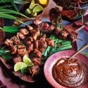 Main: Barbecue pork skewers