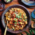 Starter: Mushroom and tofu sisig