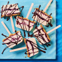 CHERRY AND CHOCOLATE CHEESECAKE LOLLIES