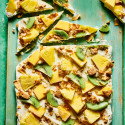 Tropical cheesecake bark