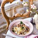 Primo: Celeriac and mushroom carbonara