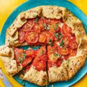 Tomato and 'gentleman's relish' galette