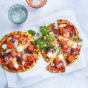 Ploughman’s flatbread pizza