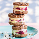 Black Forest ice cream sandwiches