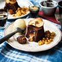 Toffee apple puddings
