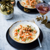Crayfish and Champagne risotto