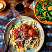 ‘Purpette’ Sicilian meatballs and pasta