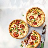 Ham and pickle picnic pies