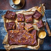 Mocha caramel crunch squares