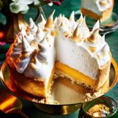 Clementine meringue pie