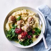 Vegan Swedish-style ‘meatballs’