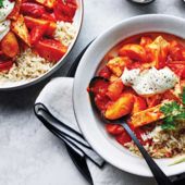 Smoked tofu goulash
