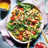 Satay butter bean salad