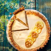 Lemon pretzel pie