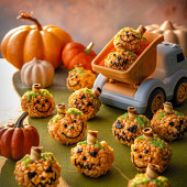 Rice crispy pumpkins