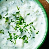 Cucumber raita